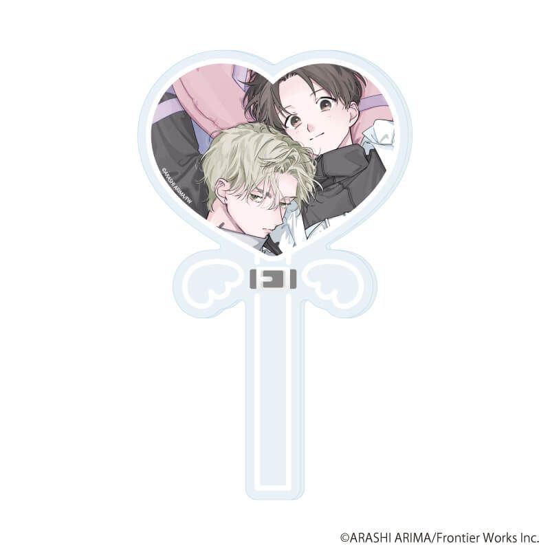 アクリルステッキ「きみの春花」01/純恋&卓(描き下ろしイラスト)