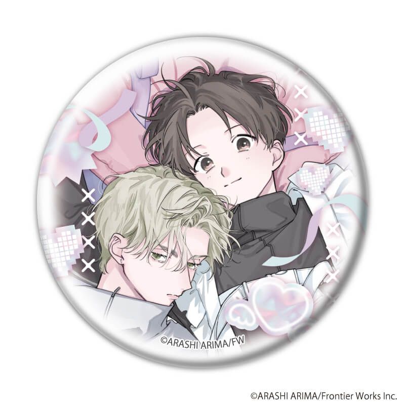 缶バッジ「きみの春花」02/ブラインド(5種)(公式&描き下ろしイラスト)