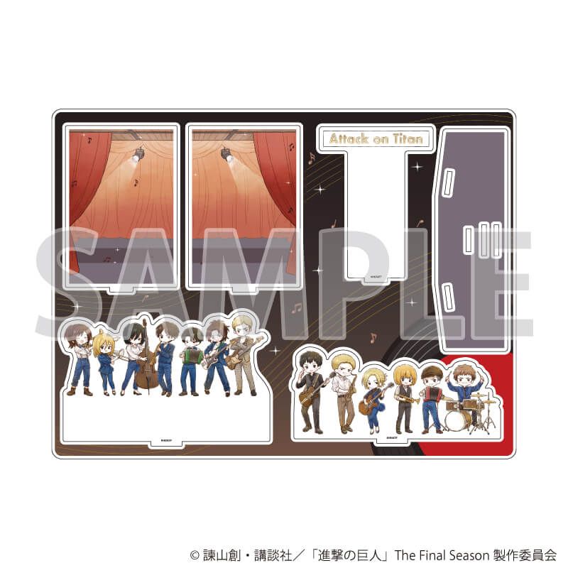 アクリルジオラマ「TVアニメ『進撃の巨人』」02/ジャズver.(グラフアートイラスト)