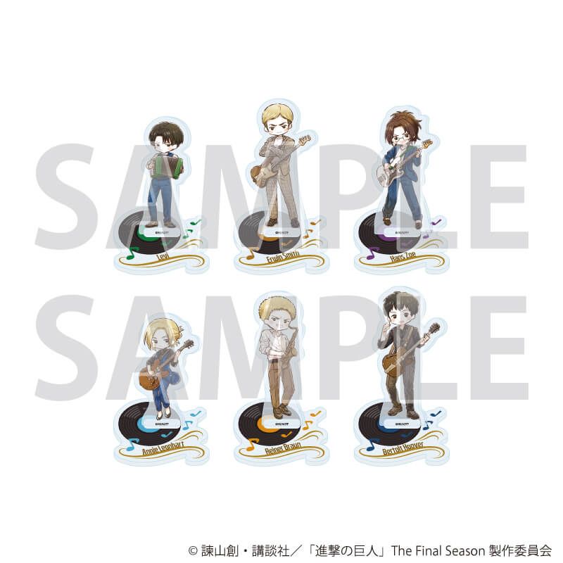 アクリルぷちスタンド「TVアニメ『進撃の巨人』」02/ジャズver. Bセット コンプリートセット(全6種)(グラフアートイラスト)