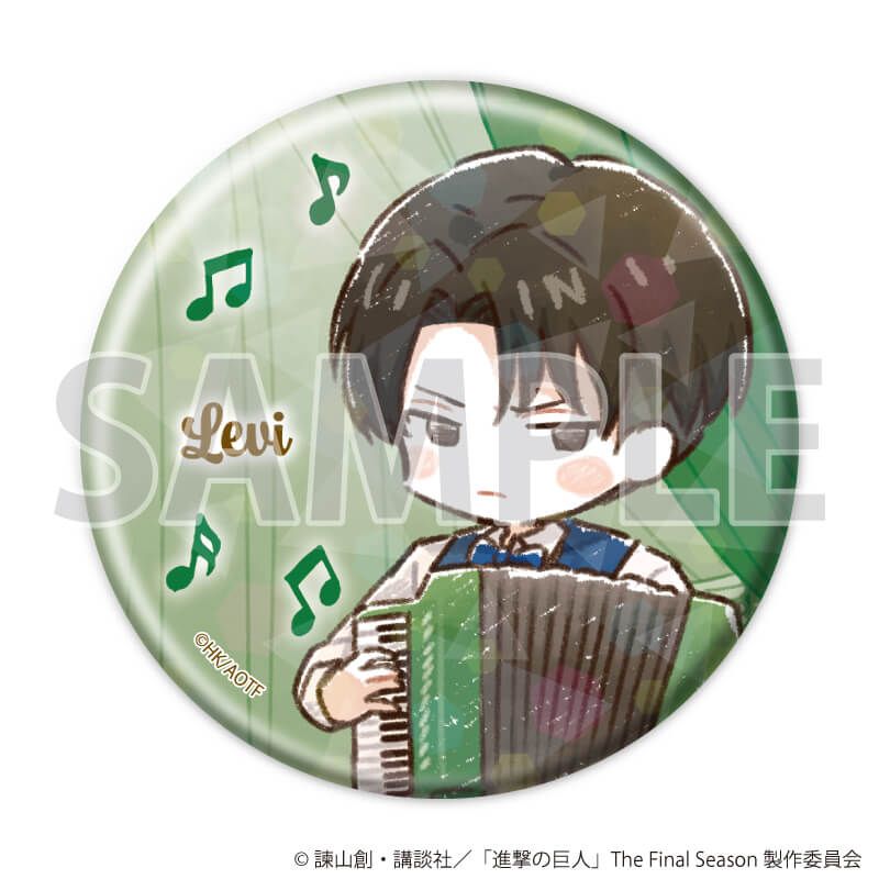 ホログラム缶バッジ(57mm)「TVアニメ『進撃の巨人』」02/ジャズver. Bセット コンプリートセット(全6種)(グラフアートイラスト)