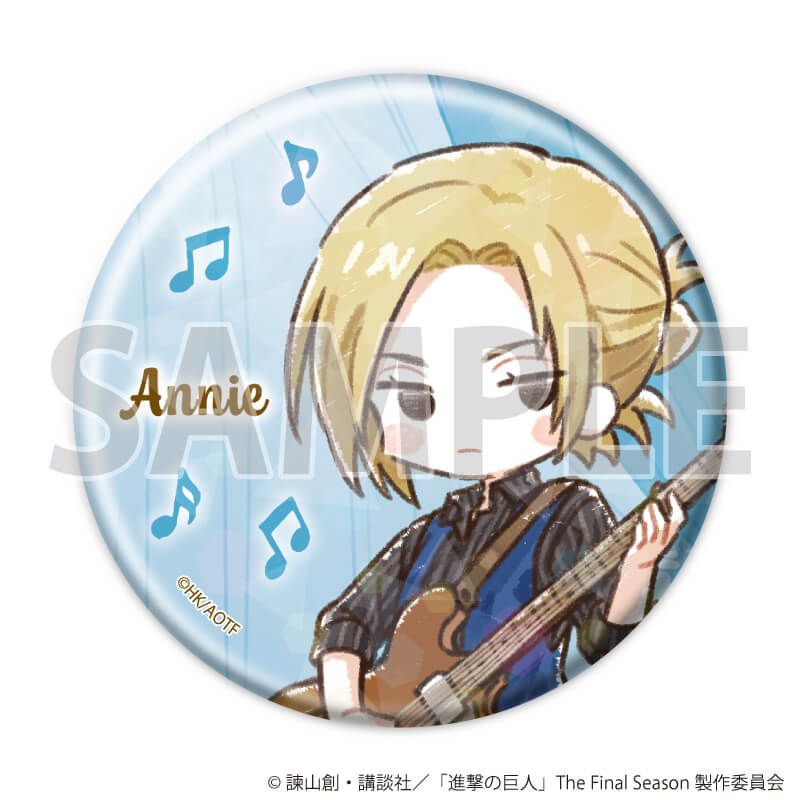 ホログラム缶バッジ(57mm)「TVアニメ『進撃の巨人』」02/ジャズver. Bセット コンプリートセット(全6種)(グラフアートイラスト)