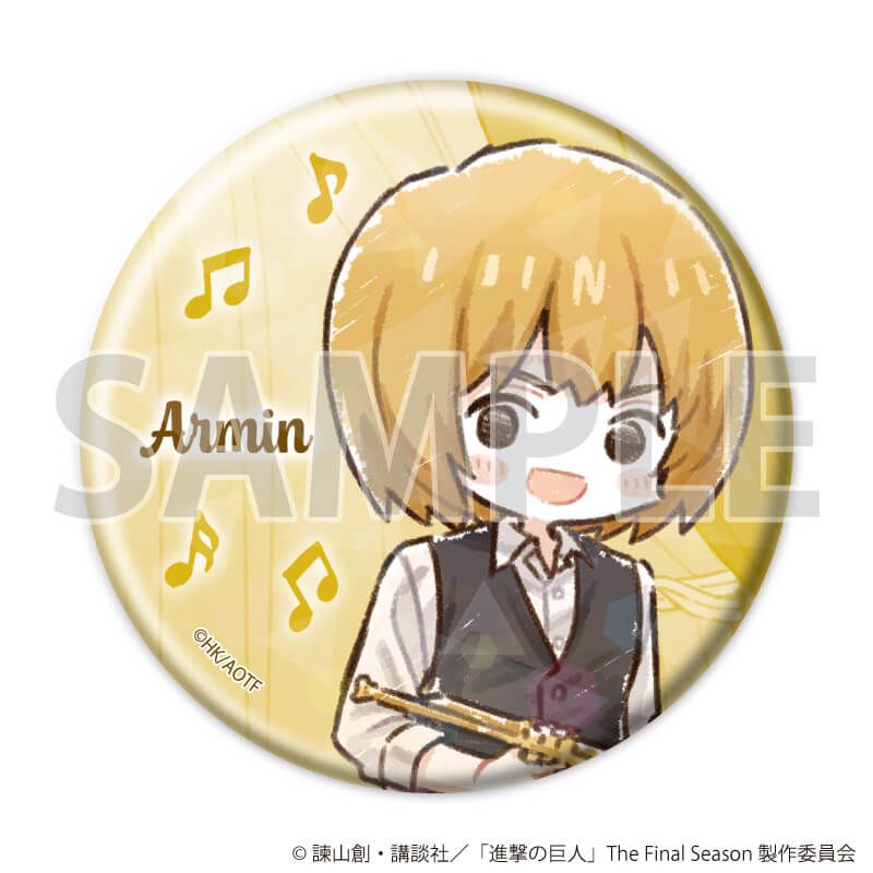 ホログラム缶バッジ(57mm)「TVアニメ『進撃の巨人』」01/ジャズver. Aセット コンプリートセット(全7種)(グラフアートイラスト)
