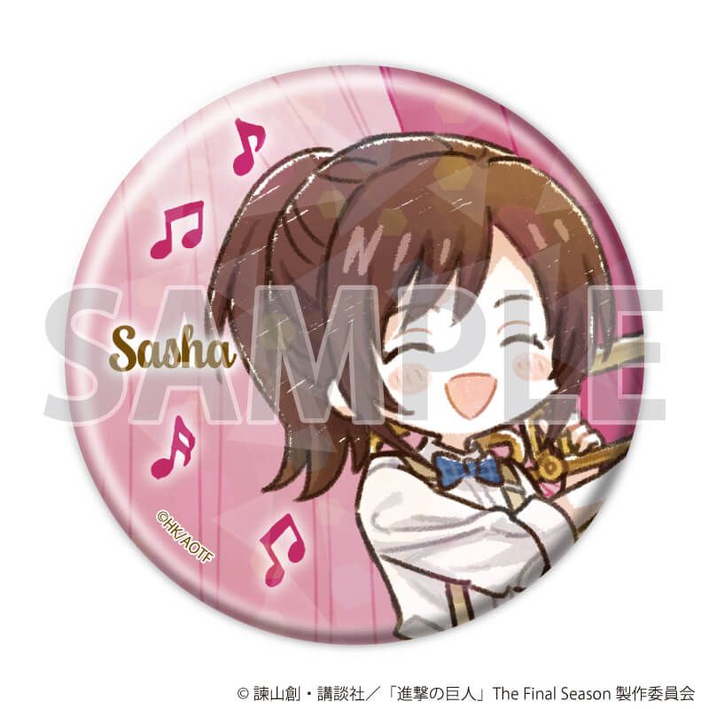 ホログラム缶バッジ(57mm)「TVアニメ『進撃の巨人』」01/ジャズver. Aセット コンプリートセット(全7種)(グラフアートイラスト)