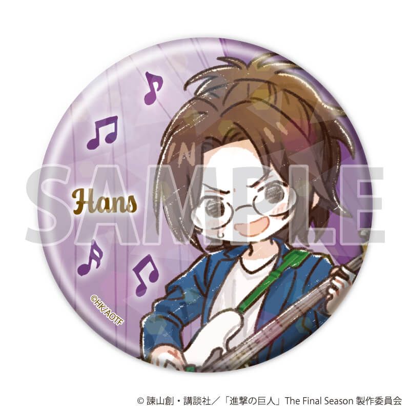 ホログラム缶バッジ(57mm)「TVアニメ『進撃の巨人』」02/ジャズver. Bセット ブラインド(6種)(グラフアートイラスト)