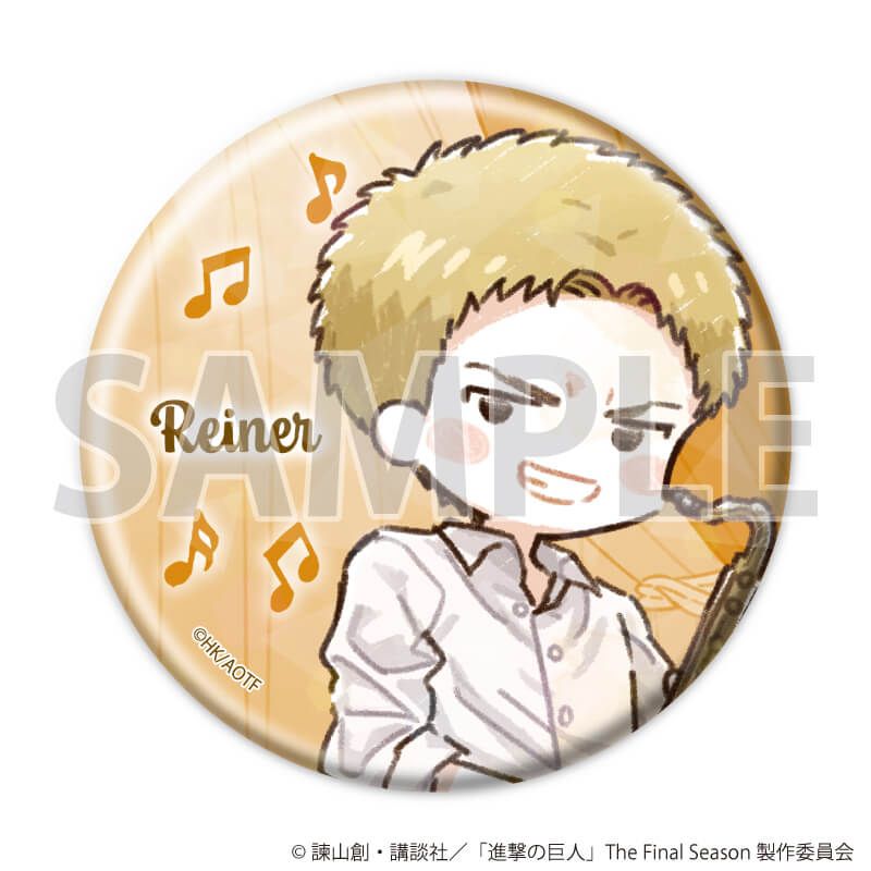 ホログラム缶バッジ(57mm)「TVアニメ『進撃の巨人』」02/ジャズver. Bセット ブラインド(6種)(グラフアートイラスト)