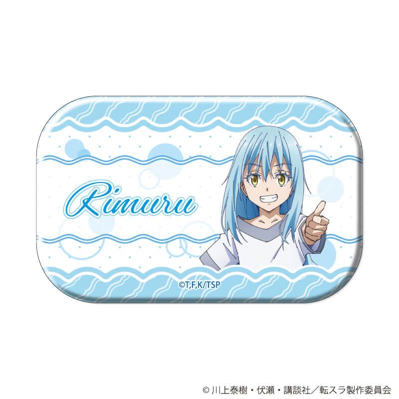 スクエア缶バッジ「劇場版 転生したらスライムだった件 蒼海の涙編」01/コンプリートセット(全8種)(公式イラスト)