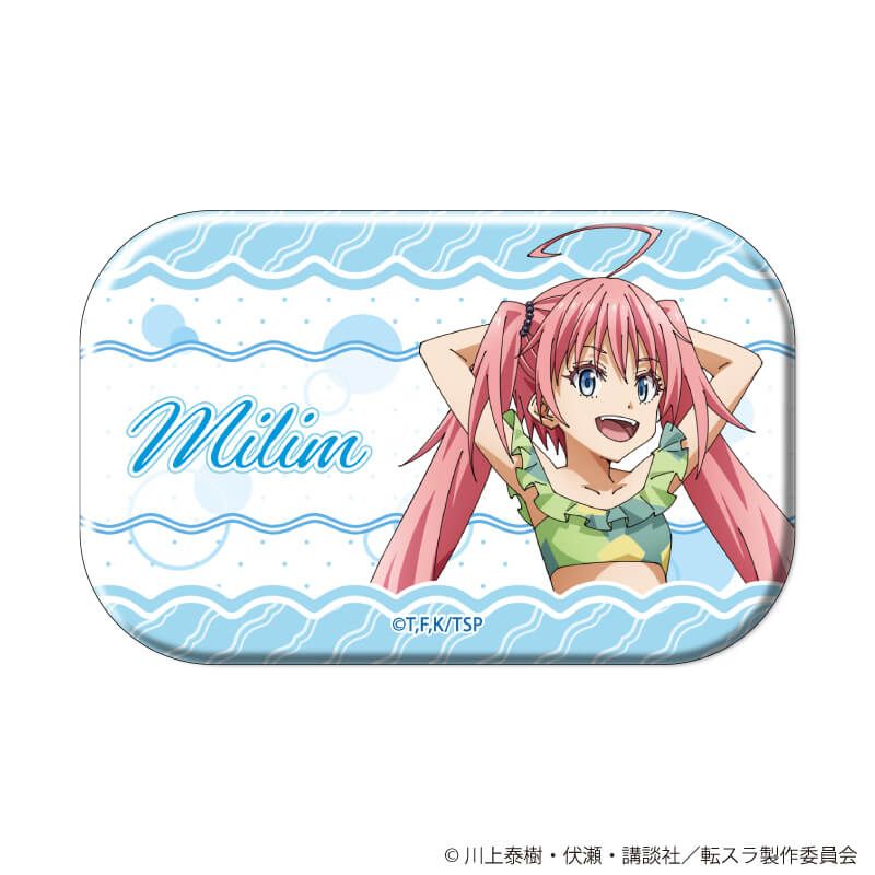 スクエア缶バッジ「劇場版 転生したらスライムだった件 蒼海の涙編」01/コンプリートセット(全8種)(公式イラスト)