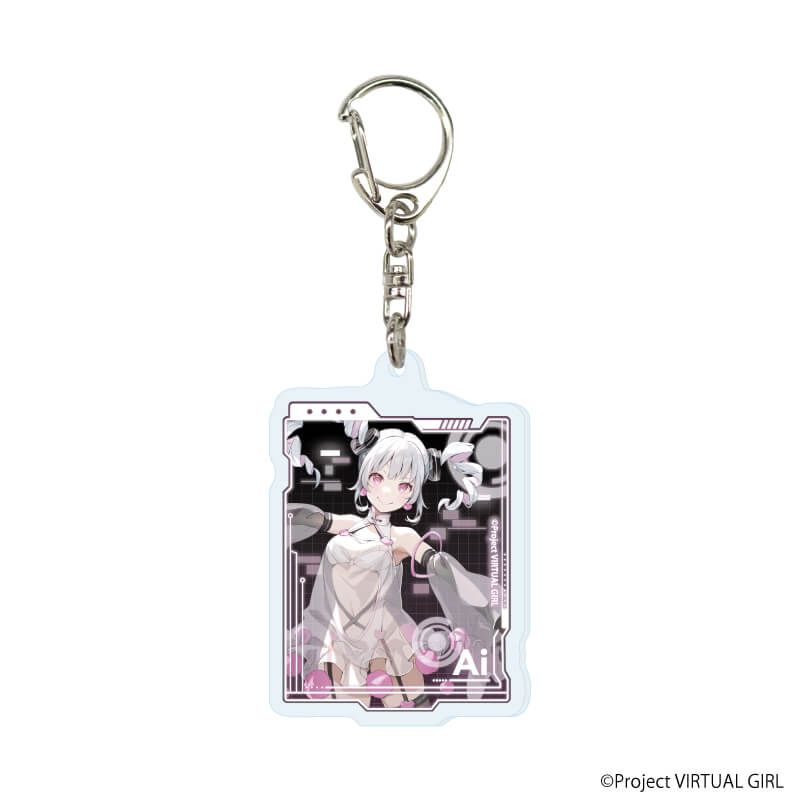 アクリルキーホルダー「VIRTUAL GIRL @ WORLD’S END」01/ブラインド(4種)(公式イラスト)