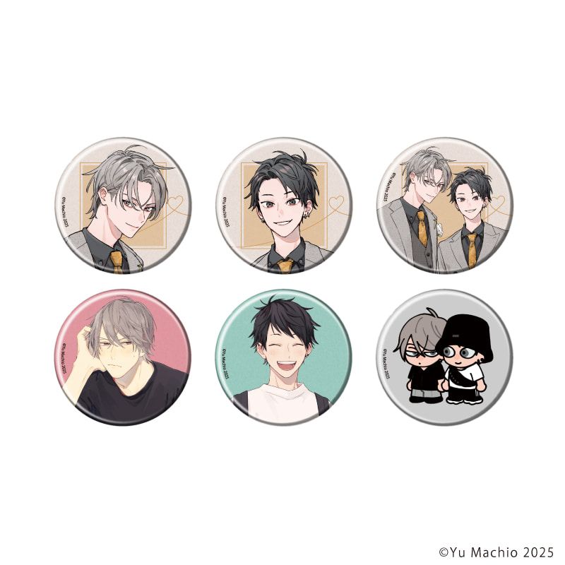 缶バッジ「恋の仕方がわからない」01/コンプリートセット(全6種)(公式&描き下ろしイラスト)