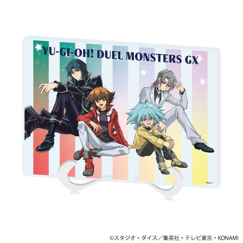 アクリルアートボード(A5サイズ)「遊☆戯☆王デュエルモンスターズGX」03/集合デザイン(描き下ろしイラスト)