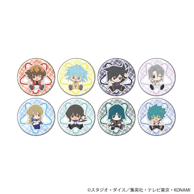 缶バッジ「遊☆戯☆王デュエルモンスターズGX」13/ブラインド(8種)(ぽてぬいアート)