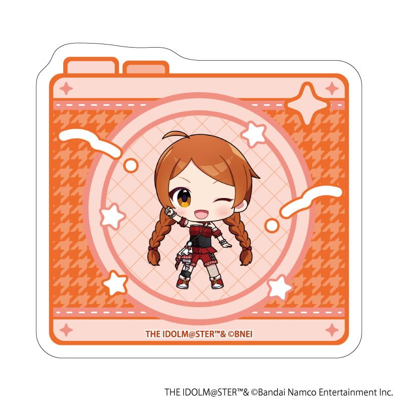 ダイカットステッカー「アイドルマスター ミリオンライブ！」06/大神環 アイドル衣装ver.(ミニキャライラスト)