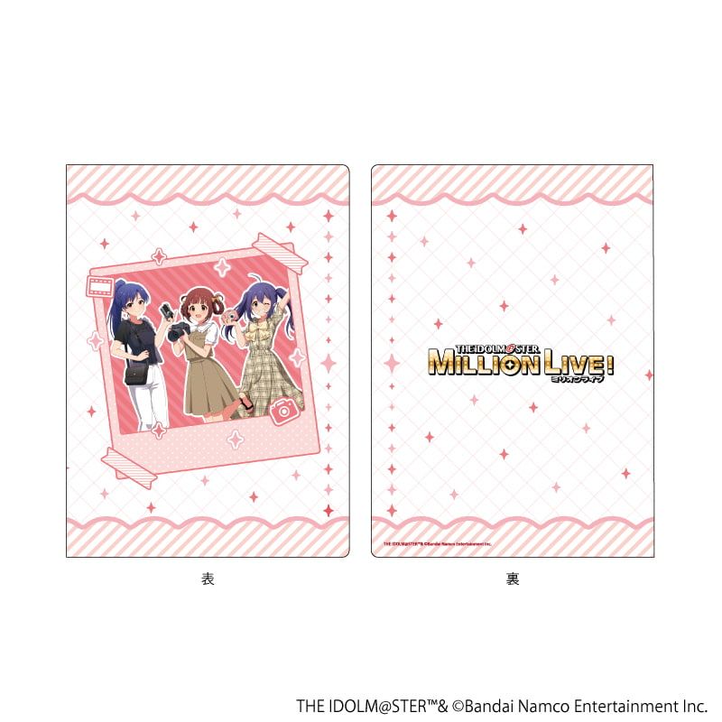 プレミアムポストカードホルダー「アイドルマスター ミリオンライブ！」01/集合デザイン カメラver. (描き下ろしイラスト)