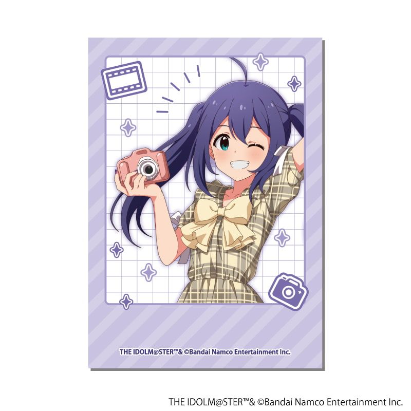 インスタント風フォトカード「アイドルマスター ミリオンライブ！」03/望月杏奈 カメラver.(描き下ろしイラスト)