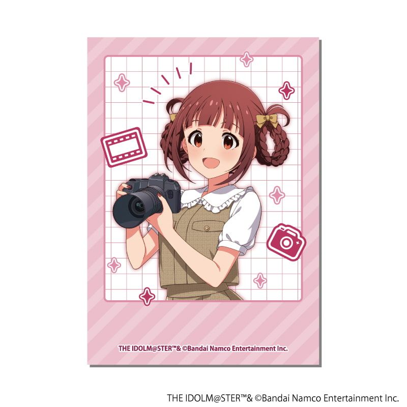インスタント風フォトカード「アイドルマスター ミリオンライブ！」02/松田亜利沙 カメラver.(描き下ろしイラスト)