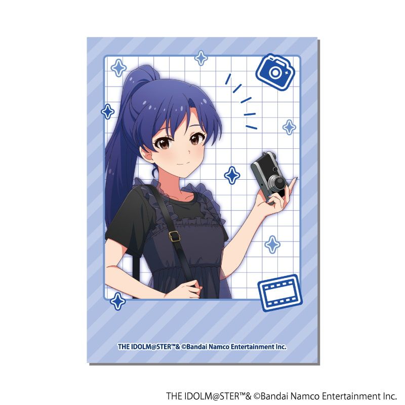 インスタント風フォトカード「アイドルマスター ミリオンライブ！」01/如月千早 カメラver.(描き下ろしイラスト)