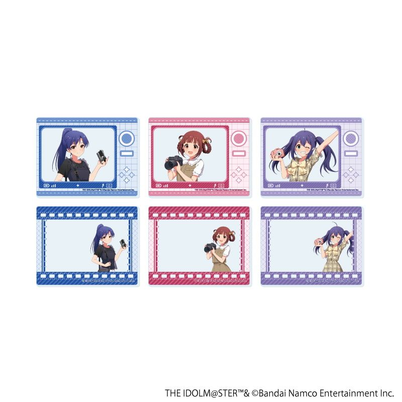 アクリルカード「アイドルマスター ミリオンライブ！」12/カメラver. コンプリートセット(全6種)(描き下ろしイラスト)
