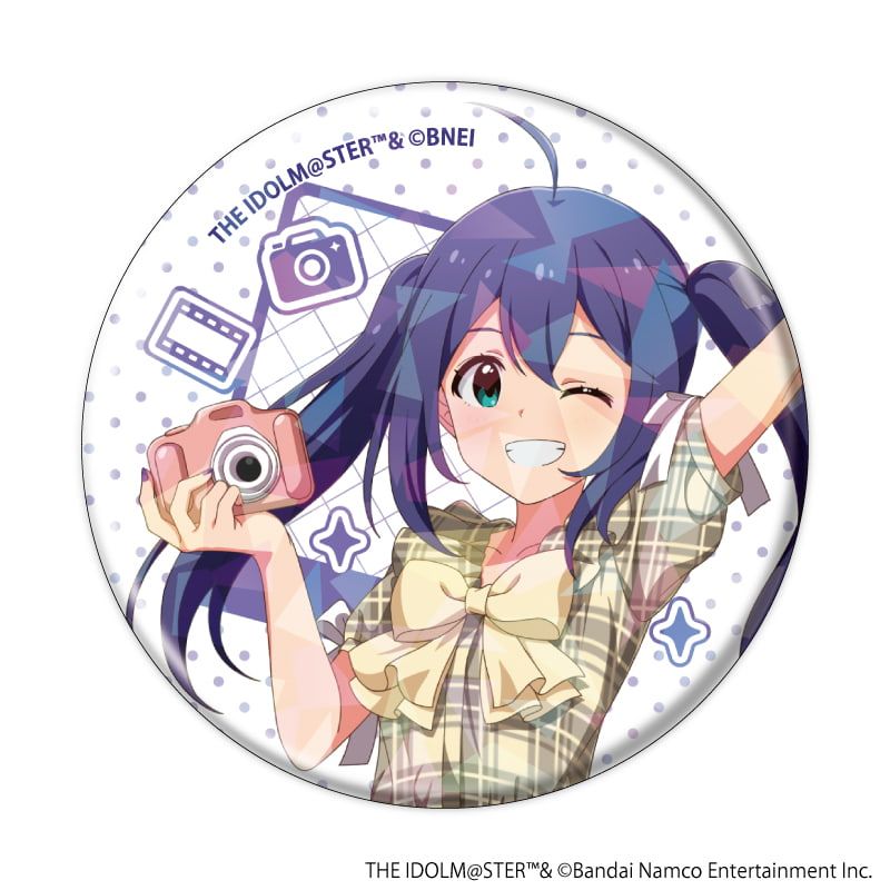 ホログラム缶バッジ(57mm)「アイドルマスター ミリオンライブ！」03/カメラver. コンプリートセット(全6種)(描き下ろしイラスト)