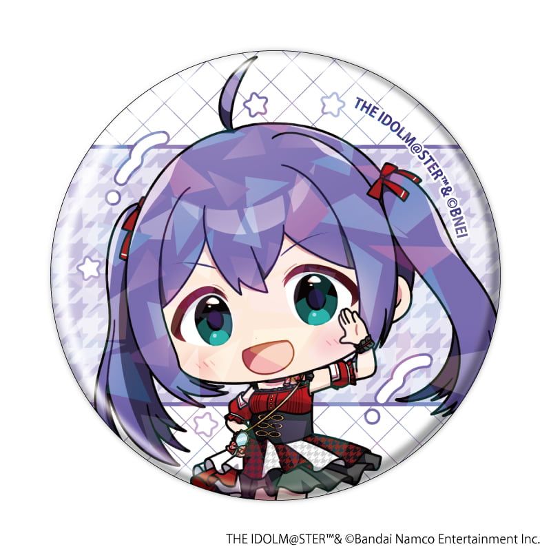 ホログラム缶バッジ(57mm)「アイドルマスター ミリオンライブ！」04/アイドル衣装ver. トレーディング(10種)(ミニキャライラスト)