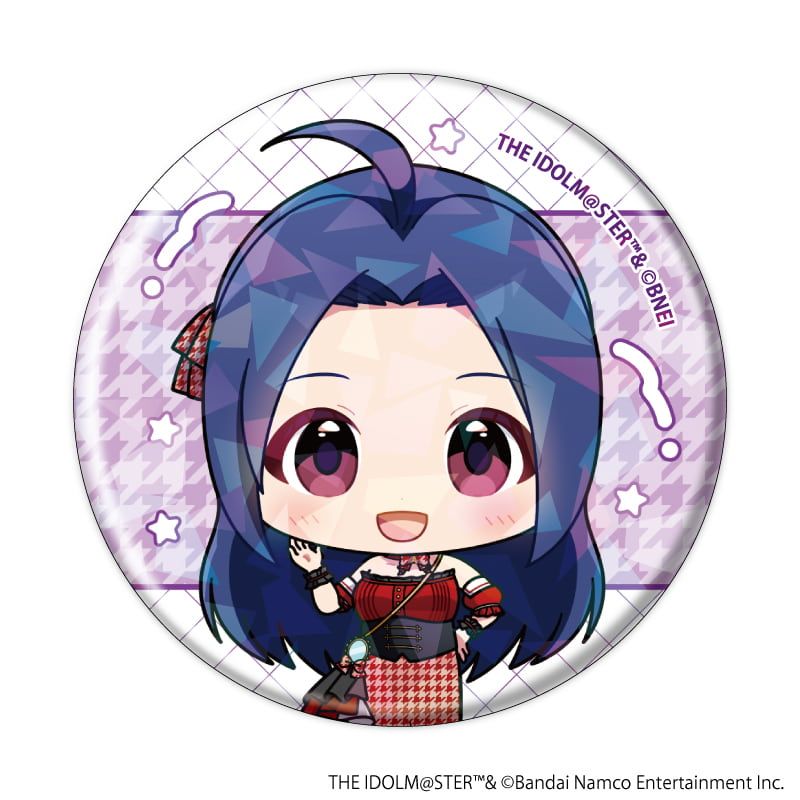 ホログラム缶バッジ(57mm)「アイドルマスター ミリオンライブ！」04/アイドル衣装ver. トレーディング(10種)(ミニキャライラスト)