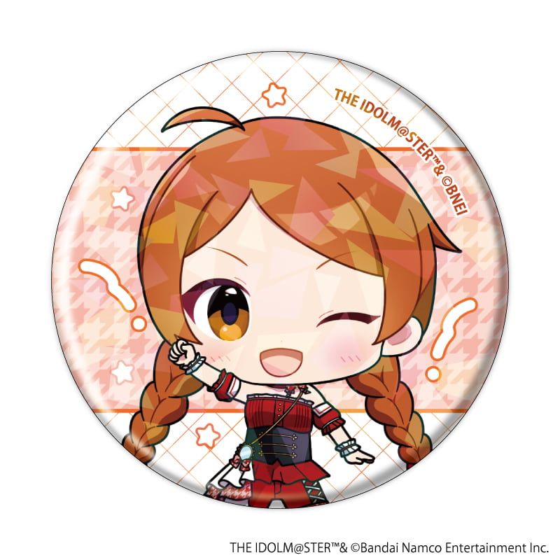 ホログラム缶バッジ(57mm)「アイドルマスター ミリオンライブ！」04/アイドル衣装ver. トレーディング(10種)(ミニキャライラスト)