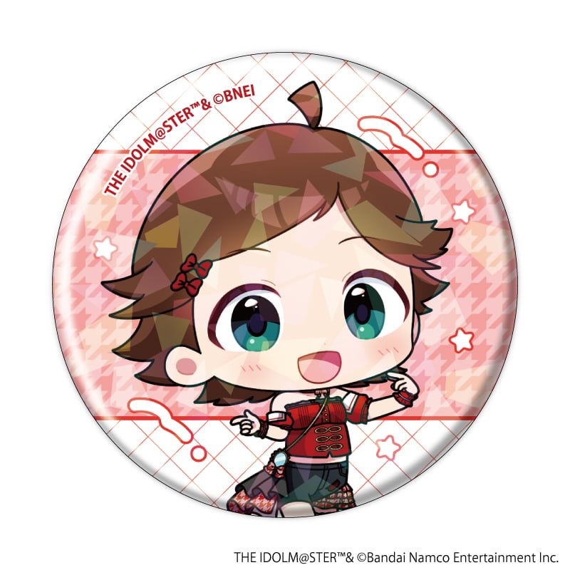 ホログラム缶バッジ(57mm)「アイドルマスター ミリオンライブ！」04/アイドル衣装ver. トレーディング(10種)(ミニキャライラスト)