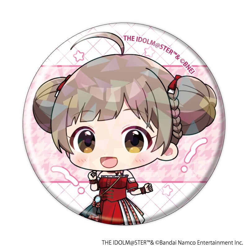 ホログラム缶バッジ(57mm)「アイドルマスター ミリオンライブ！」04/アイドル衣装ver. トレーディング(10種)(ミニキャライラスト)