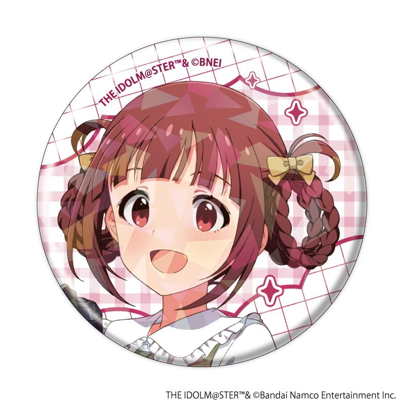 ホログラム缶バッジ(57mm)「アイドルマスター ミリオンライブ！」03/カメラver. トレーディング(6種)(描き下ろしイラスト)