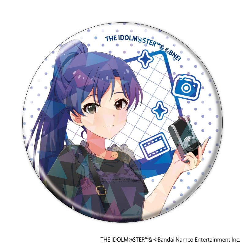 ホログラム缶バッジ(57mm)「アイドルマスター ミリオンライブ！」03/カメラver. トレーディング(6種)(描き下ろしイラスト)