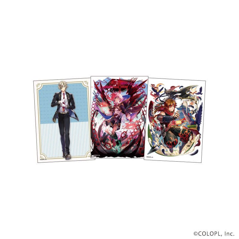 L版ブロマイド3枚セット「クイズRPG 魔法使いと黒猫のウィズ」12/A(公式イラスト)