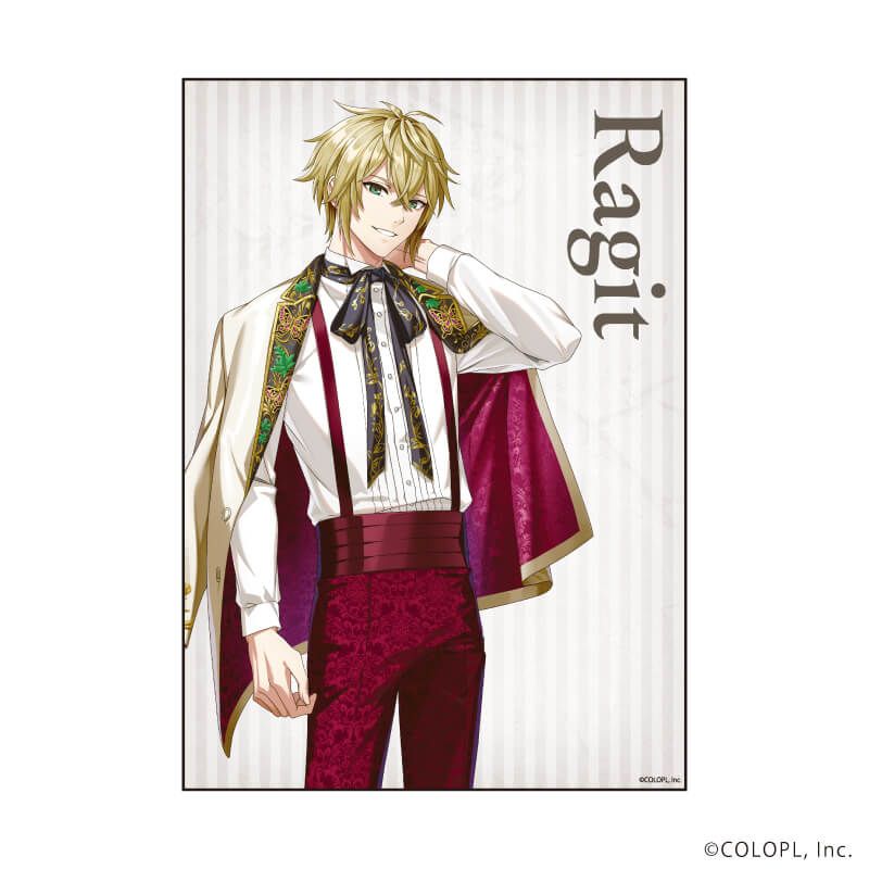 A3クリアポスター「クイズRPG 魔法使いと黒猫のウィズ」01/ラギト ホワイトデーver.(描き下ろしイラスト)