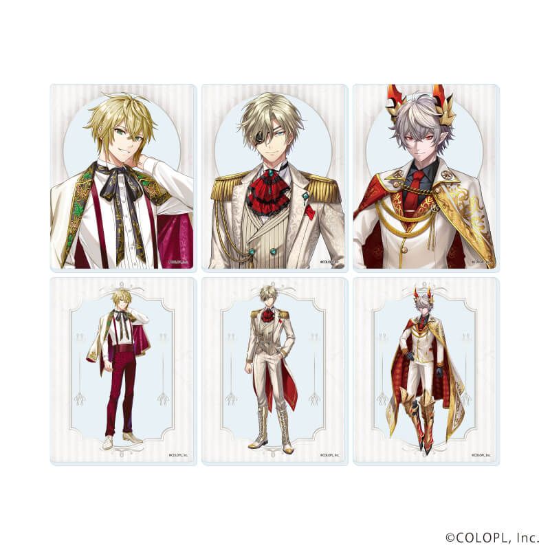 アクリルカード「クイズRPG 魔法使いと黒猫のウィズ」05/ホワイトデーver. コンプリートセット(全6種)(描き下ろしイラスト)