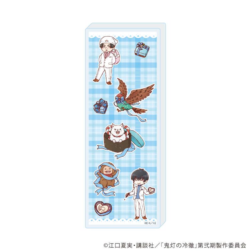 ミニアクリルブロック「TVアニメ『鬼灯の冷徹』」02/集合デザイン② ホワイトデーver.(グラフアートイラスト)