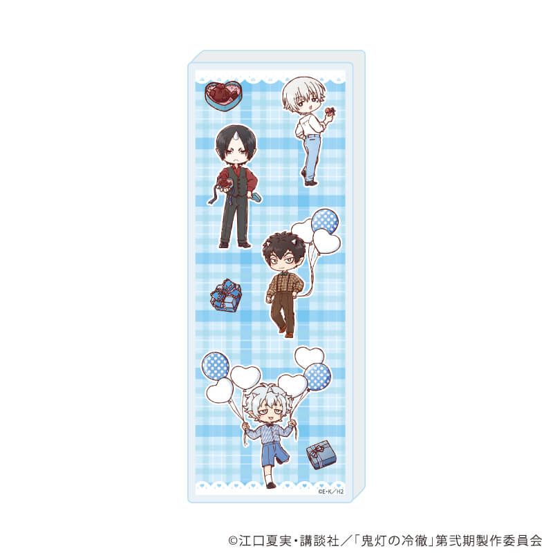 ミニアクリルブロック「TVアニメ『鬼灯の冷徹』」01/集合デザイン① ホワイトデーver.(グラフアートイラスト)
