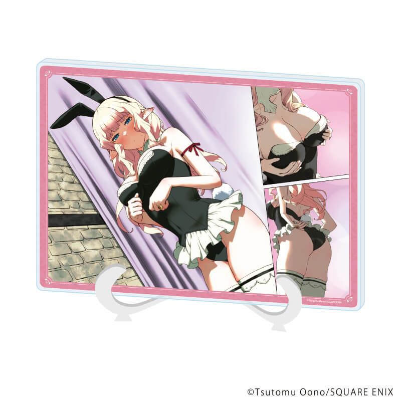 アクリルアートボード(A5サイズ)「騎士団長のエルフさんだって乙女がしたい。」01/