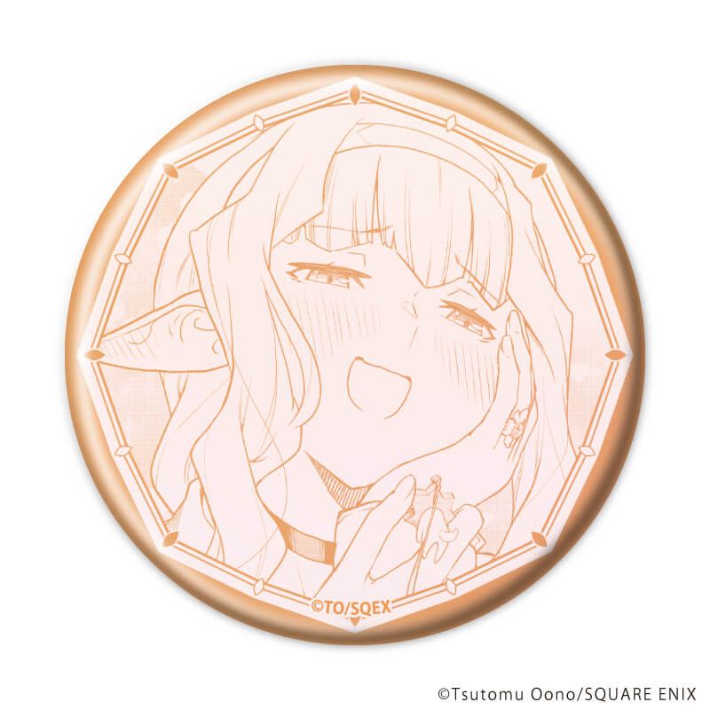 缶バッジ「騎士団長のエルフさんだって乙女がしたい。」01/ブラインド(5種)