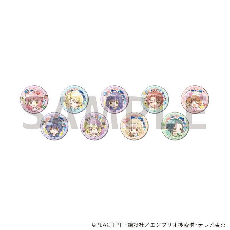 ホログラム缶バッジ(57mm)「TVアニメ『しゅごキャラ！』」03/お泊り会ver. コンプリートセット(全9種)(グラフアートイラスト)