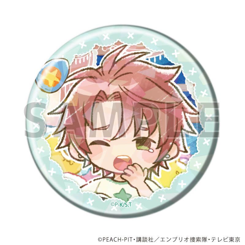 ホログラム缶バッジ(57mm)「TVアニメ『しゅごキャラ！』」03/お泊り会ver. ブラインド(9種)(グラフアートイラスト)