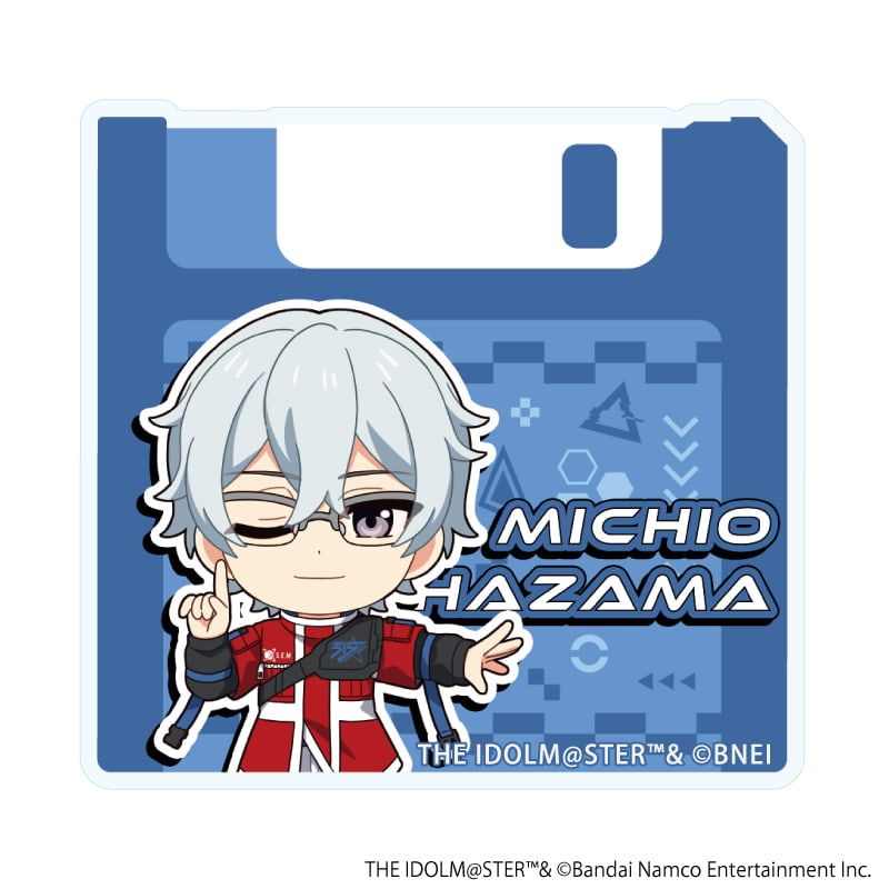 クリアステッカーミニ「アイドルマスター SideM」03/硲 道夫 サイバーパンクver.(ミニキャライラスト)