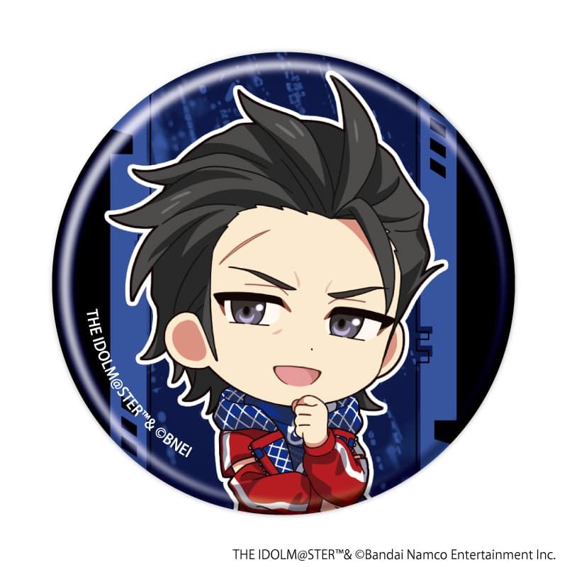 缶バッジ「アイドルマスター SideM」21/サイバーパンクver. コンプリートセット(全5種)(ミニキャライラスト)