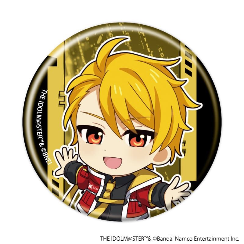 缶バッジ「アイドルマスター SideM」21/サイバーパンクver. トレーディング(5種)(ミニキャライラスト)