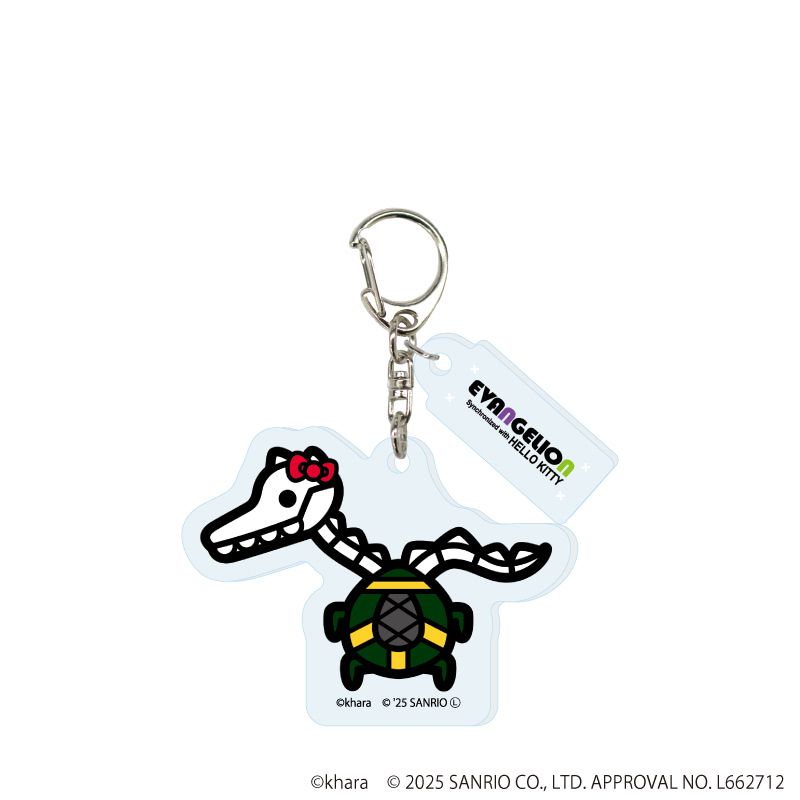 パーツ付きアクリルキーホルダー「エヴァンゲリオン×サンリオキャラクターズ」02/コンプリートセット(全7種)(コラボイラスト)