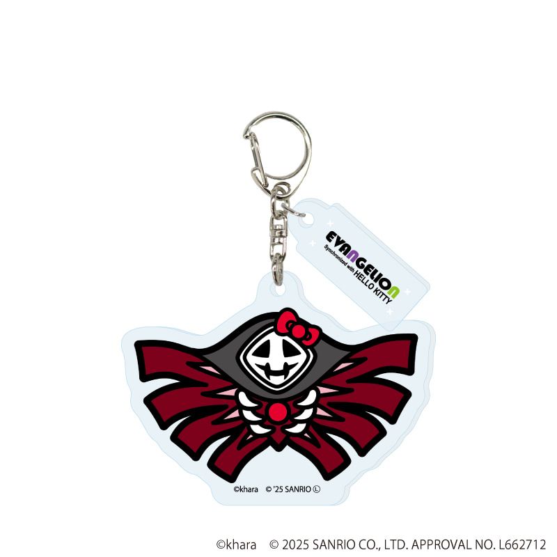 パーツ付きアクリルキーホルダー「エヴァンゲリオン×サンリオキャラクターズ」02/コンプリートセット(全7種)(コラボイラスト)