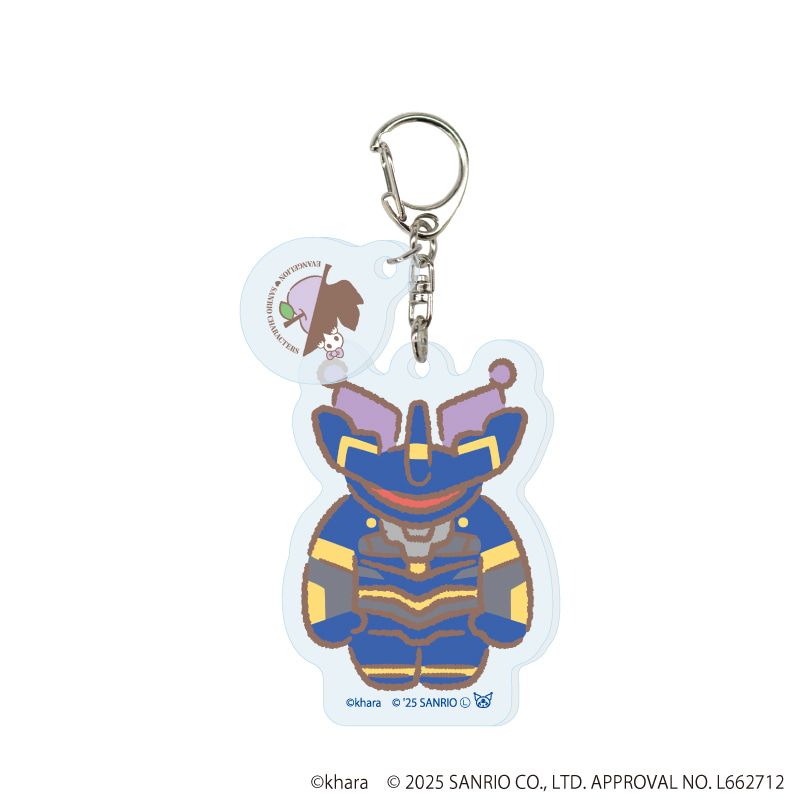 パーツ付きアクリルキーホルダー「エヴァンゲリオン×サンリオキャラクターズ」01/コンプリートセット(全5種)(コラボイラスト)