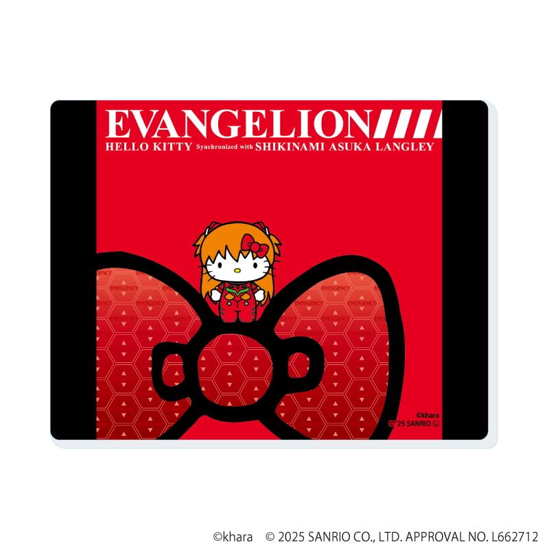 アクリルカード「エヴァンゲリオン×サンリオキャラクターズ」02/トレーディング(5種)(コラボイラスト)