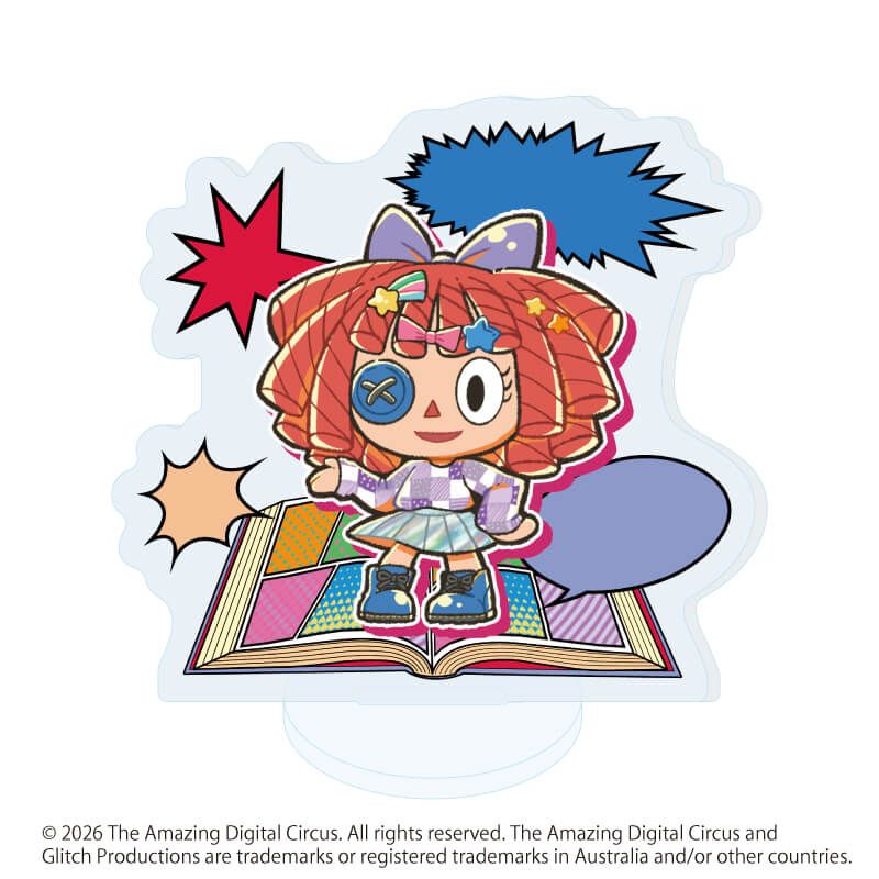 アクリルぷちスタンド「アメイジング・デジタル・サーカス」02/カラフルver. ブラインド(8種)(POP Artイラスト)