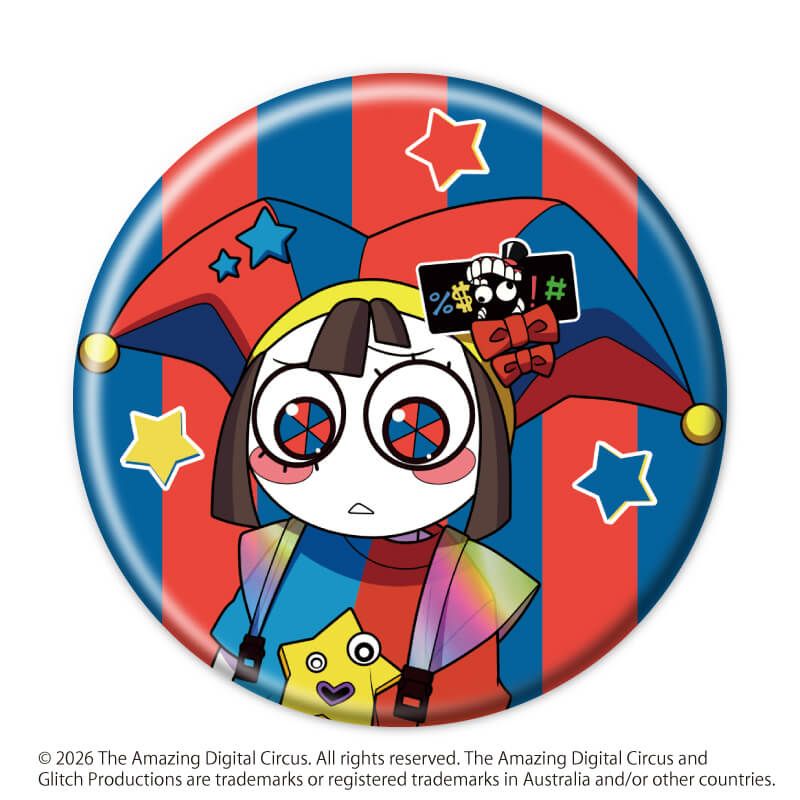 缶バッジ「アメイジング・デジタル・サーカス」02/カラフルver. ブラインド(11種)(描き起こしイラスト)