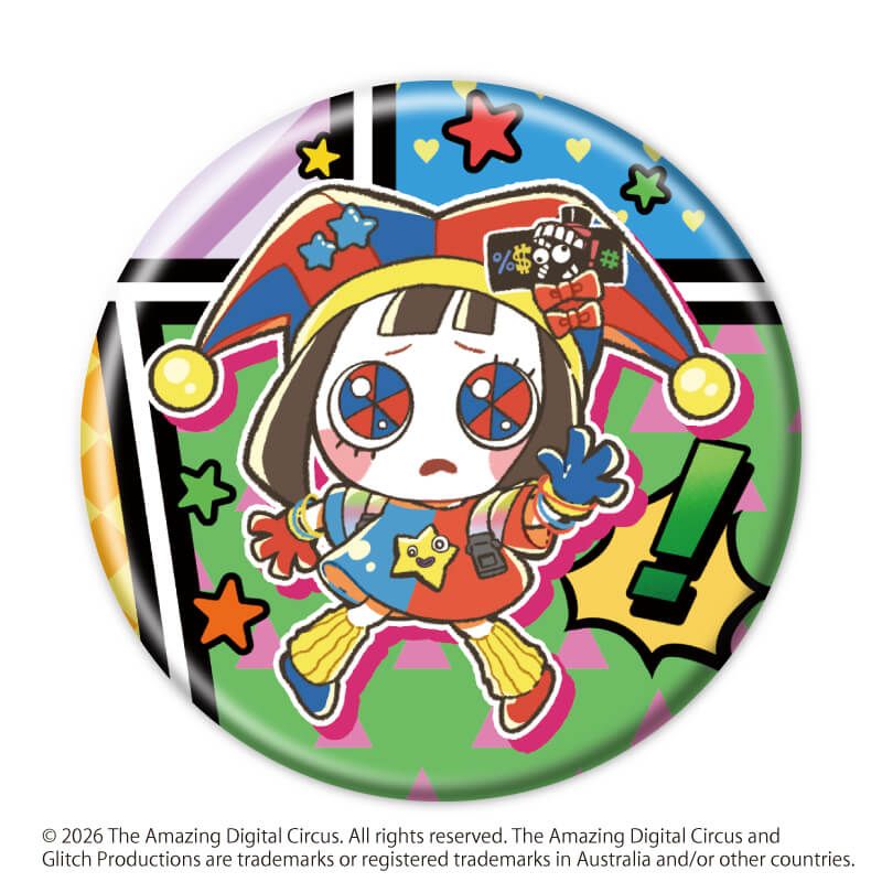 缶バッジ「アメイジング・デジタル・サーカス」02/カラフルver. ブラインド(11種)(描き起こしイラスト)