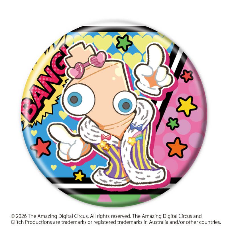 缶バッジ「アメイジング・デジタル・サーカス」02/カラフルver. ブラインド(11種)(描き起こしイラスト)